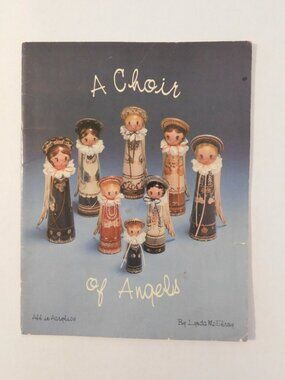 A Choir of Angels by Lynda McElroy 1980 Acrylics Decorative Tole Painting